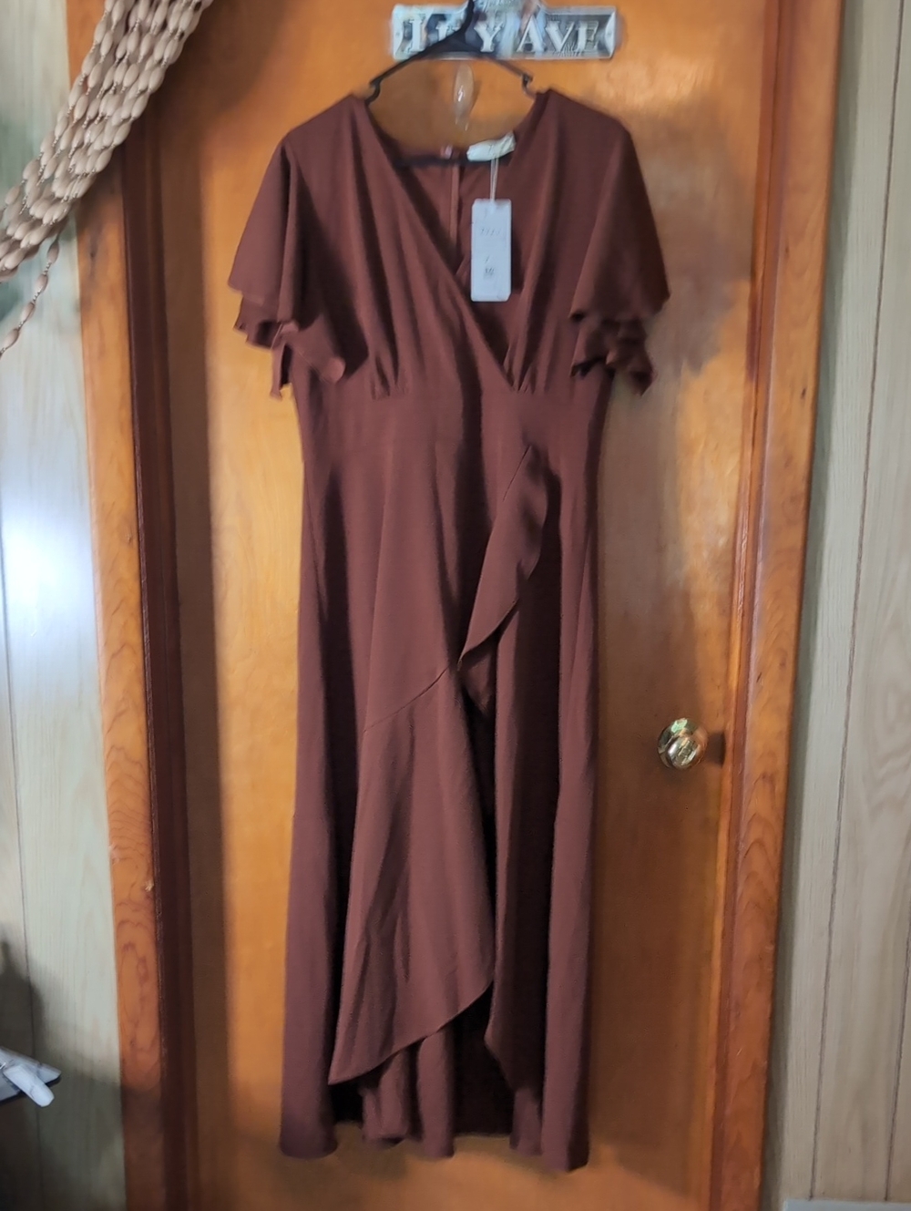 NWT XL ZZV brown Dress